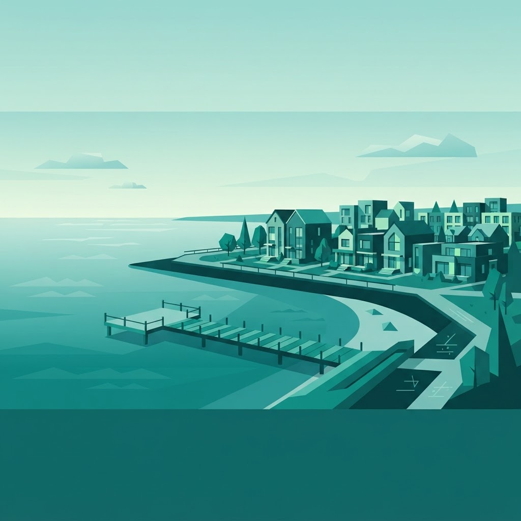 Ajax courier service area illustration