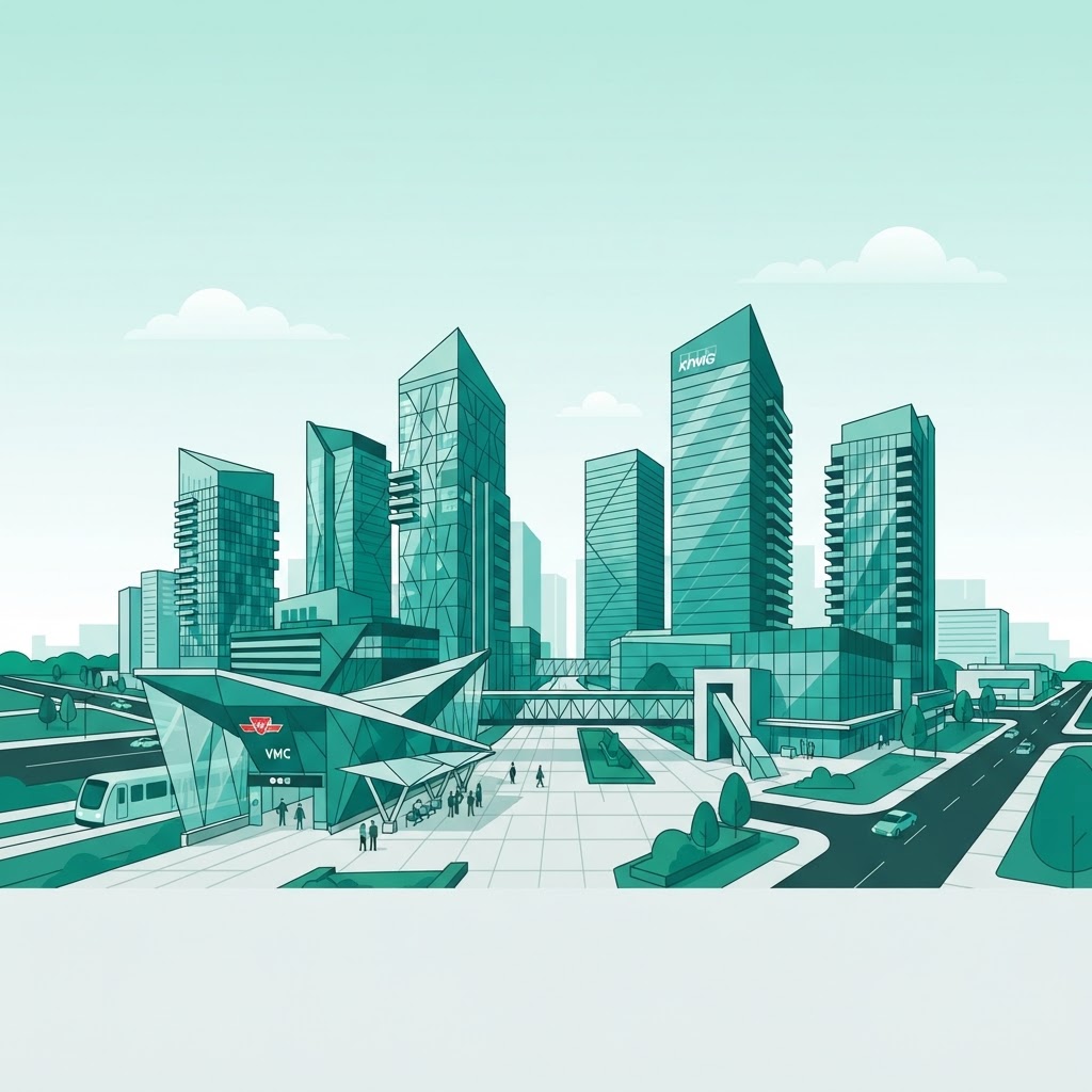Vaughan courier service area illustration