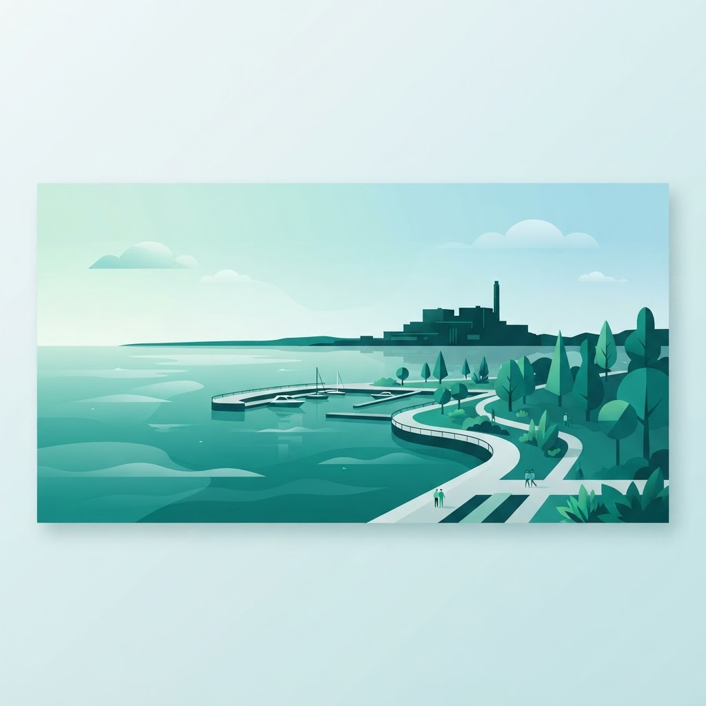 Pickering courier service area illustration