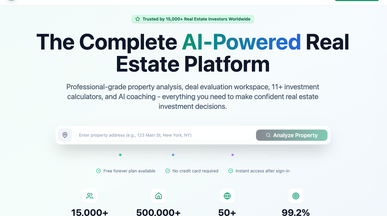 AI-driven property analysis template preview
