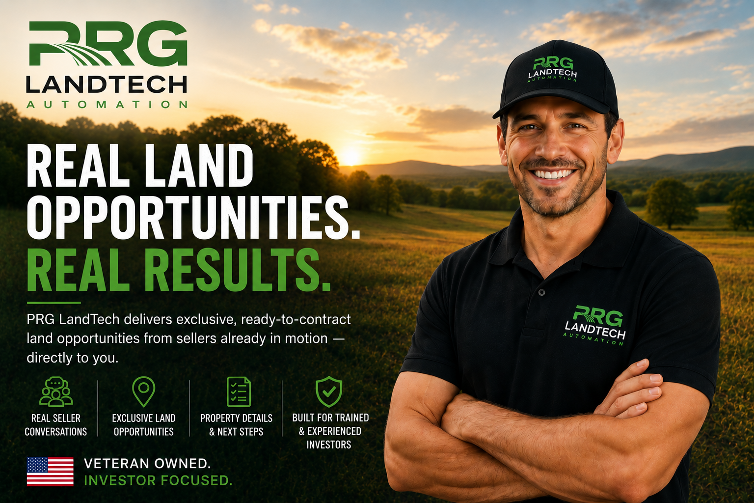 PRG LandTech Automation — Real Land Opportunities. Real Results. Veteran owned, investor focused.