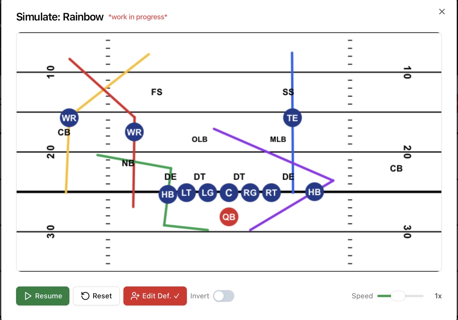 Simulate Your Plays
