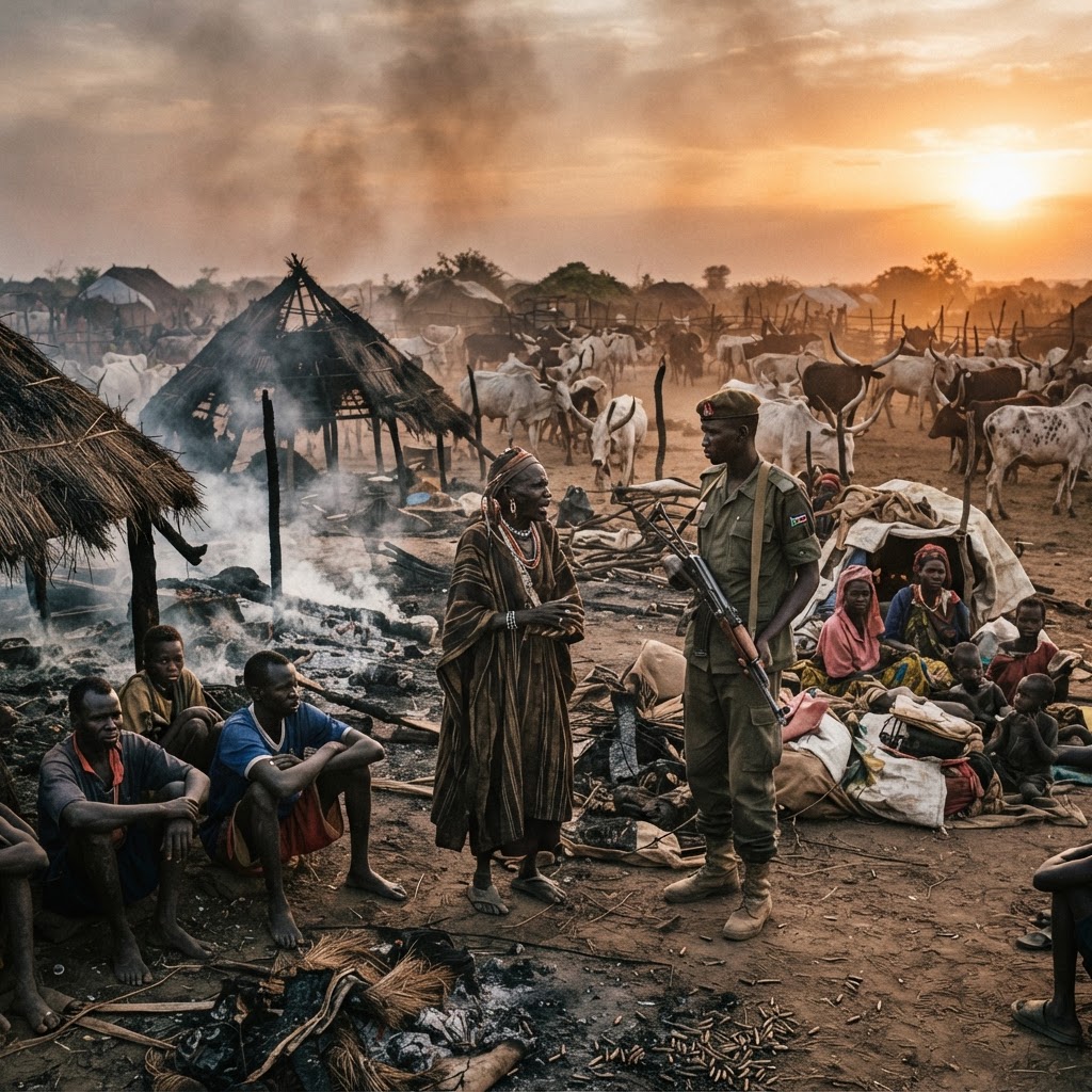 Violence at cattle camp in South Sudan