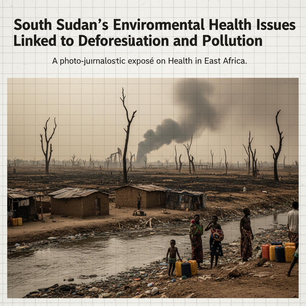 South Sudan's Environmental Health Issues Linked to Deforestation and Pollution