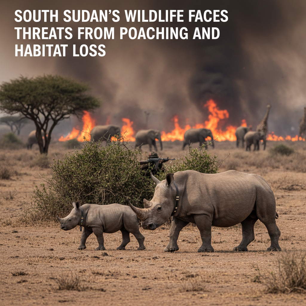 South Sudan's Wildlife Faces Threats from Poaching and Habitat Loss