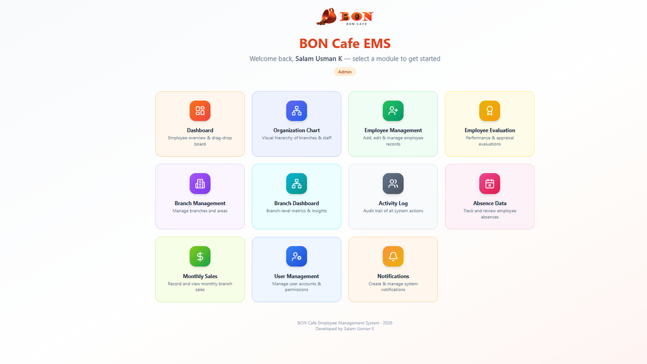 BON EMS  template preview