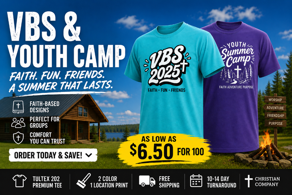Custom shirts for VBS and youth camp