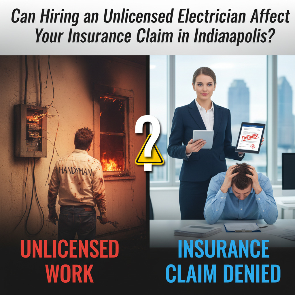 “Can Hiring an Unlicensed Electrician Affect Your Insurance Claim in Indianapolis?”