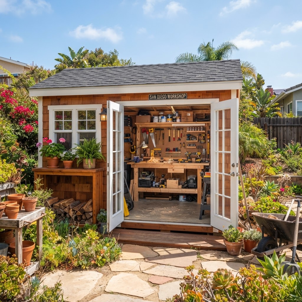 The Ultimate Backyard Workshop Shed in San Diego: What You Need to Know