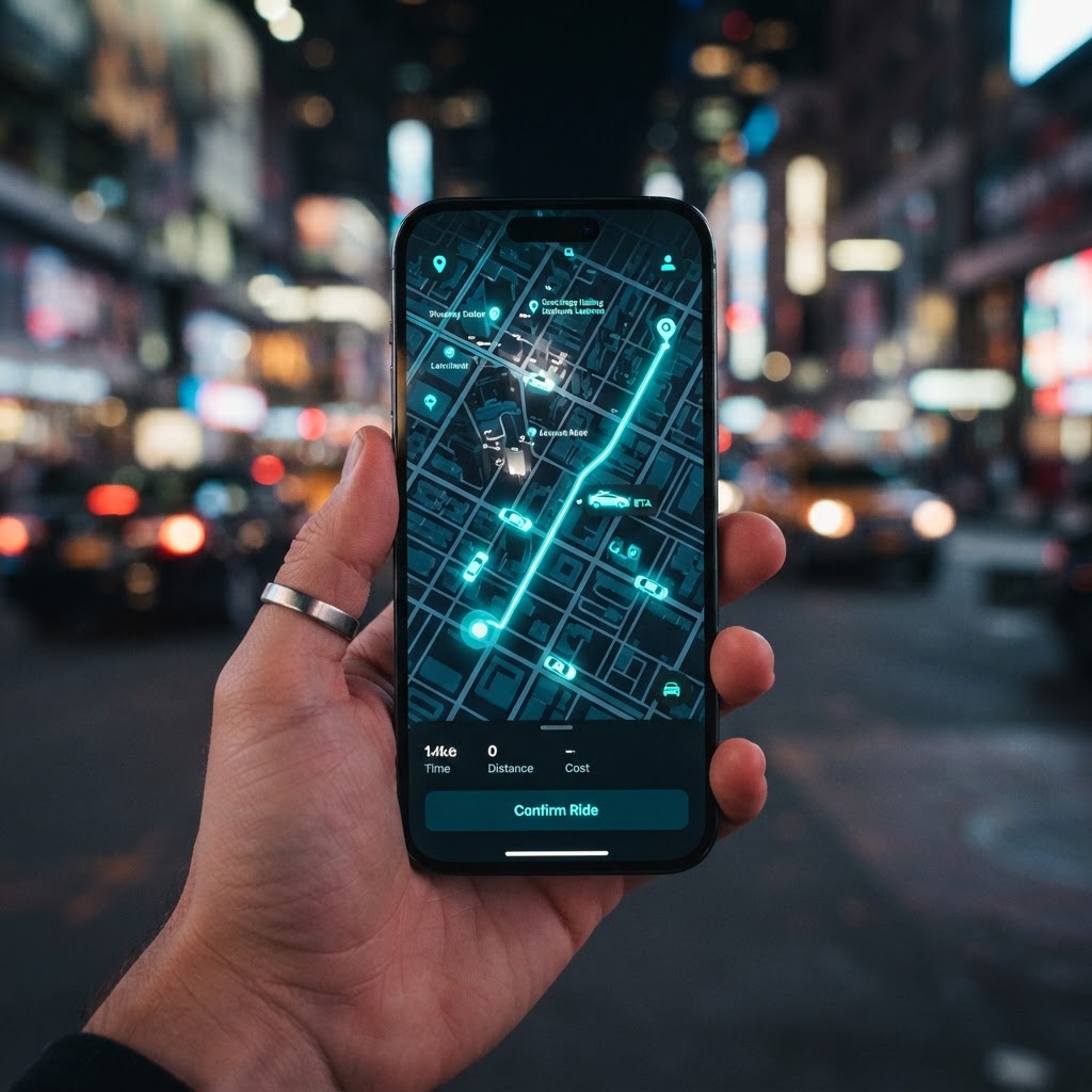 Uber-type ride hailing