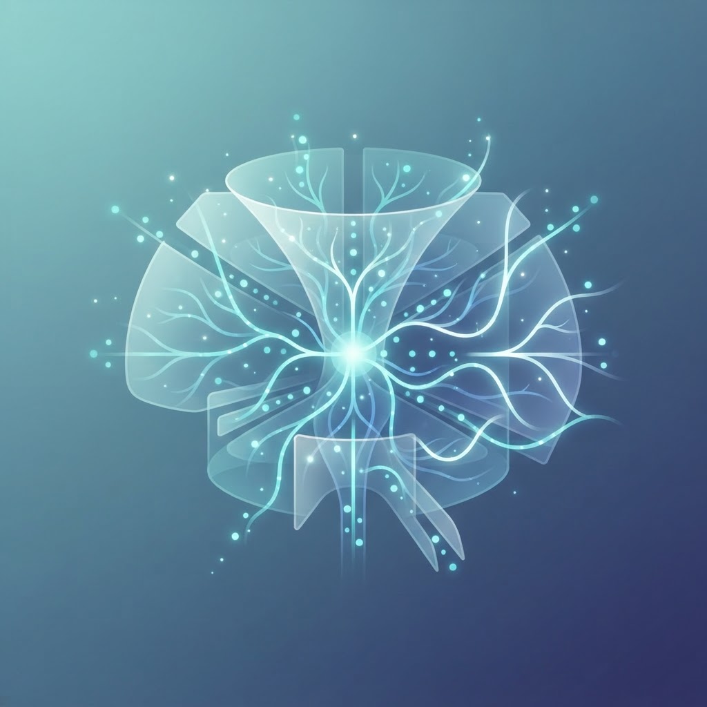 Predictive Processing and Flexible Beliefs — conceptual illustration