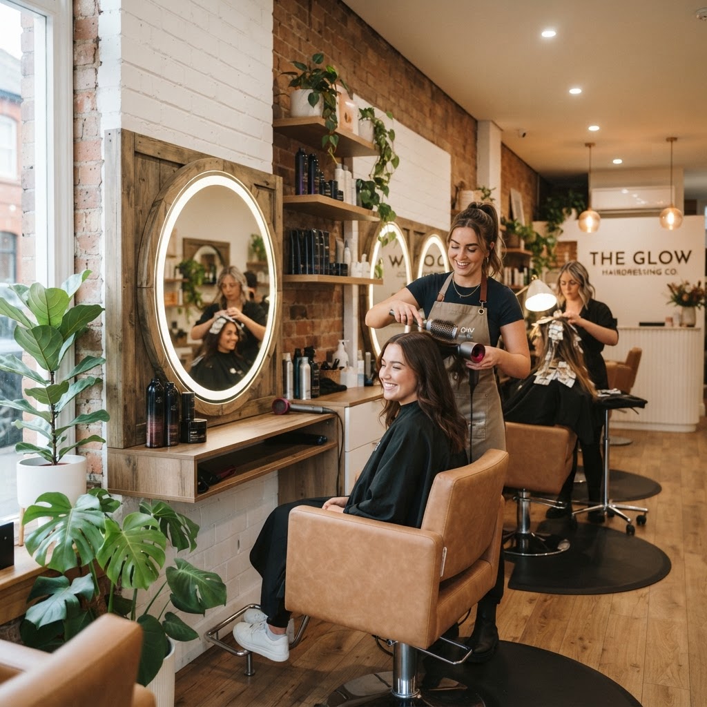 Salon introducing a new service