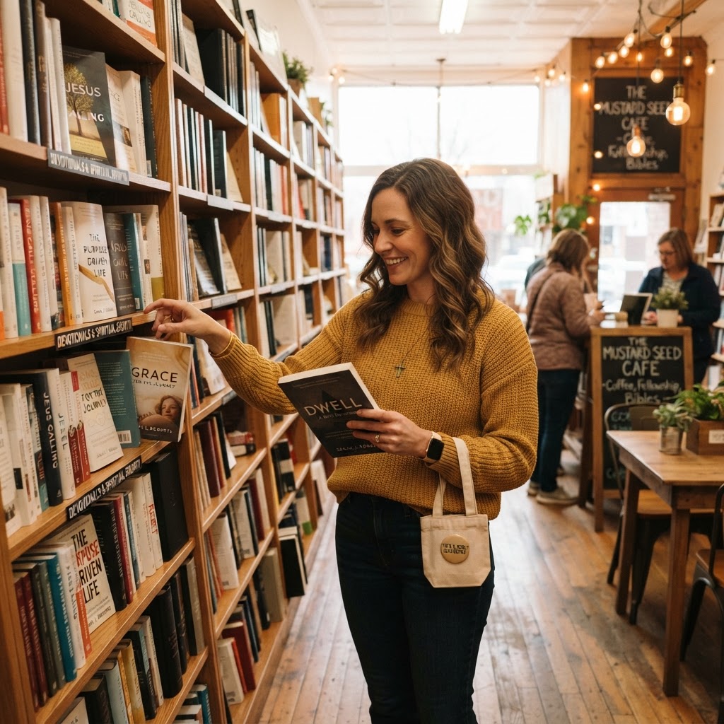 Christian bookstore + faith creator collaboration
