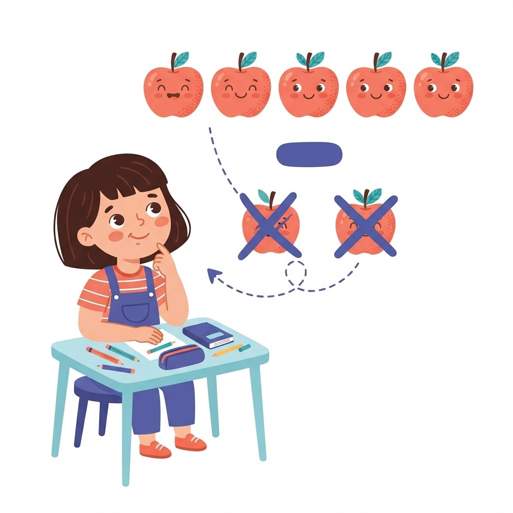 Subtraction to 10 - Grade 1 Math Workbook