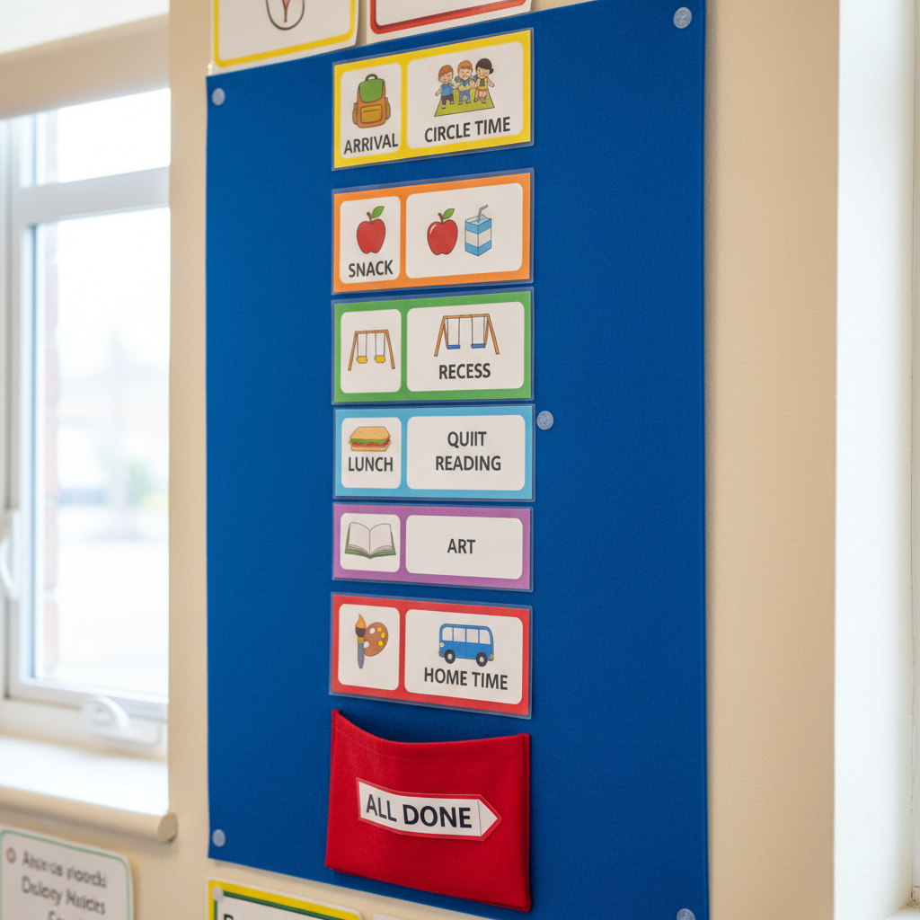Visual Schedules and Routine Building for Students with Autism