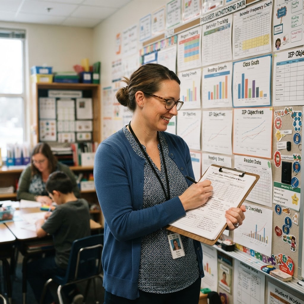 Tracking behavior data helps teachers identify when Tier 2 supports are needed