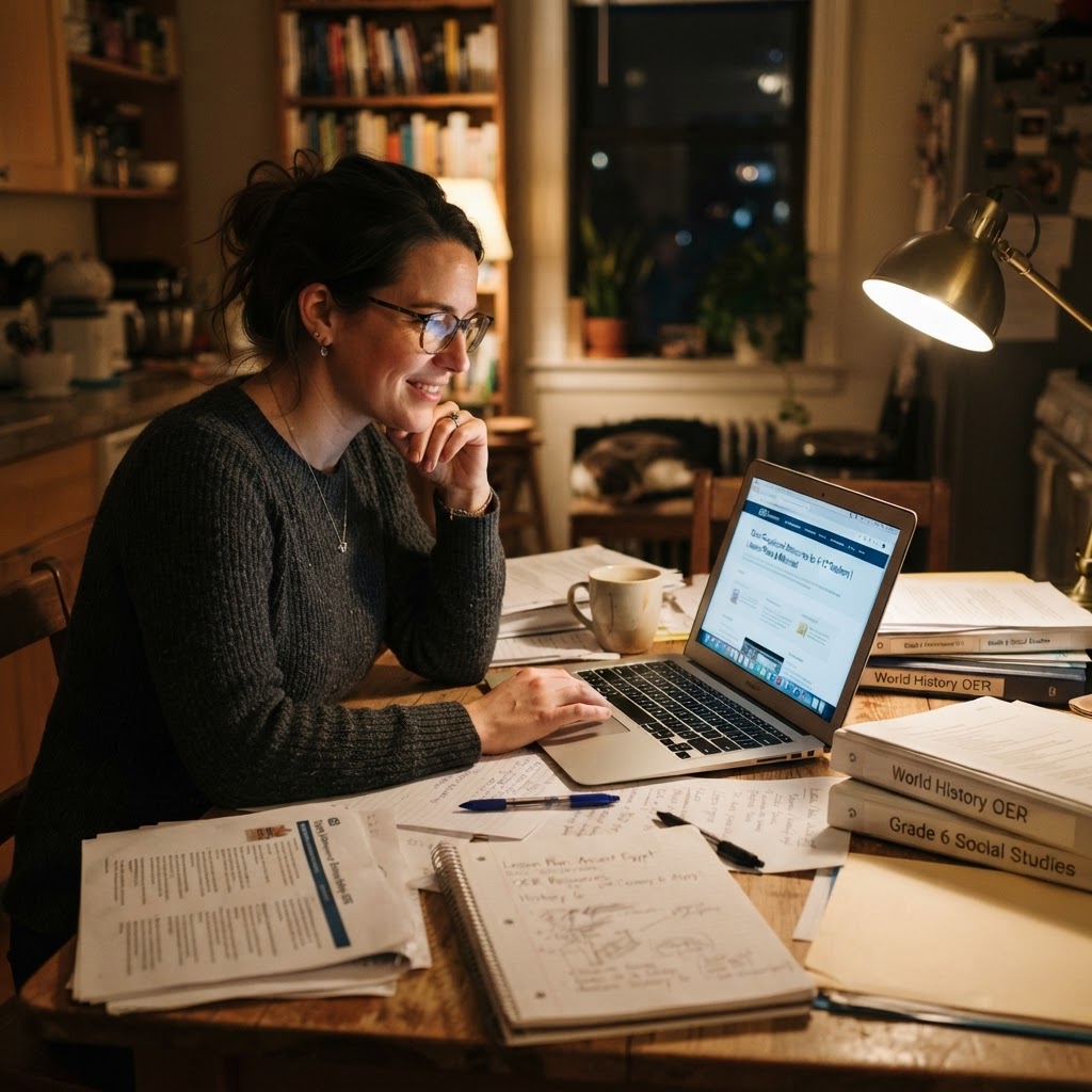 Open Educational Resources: Can Free Curriculum Match the Textbook?
