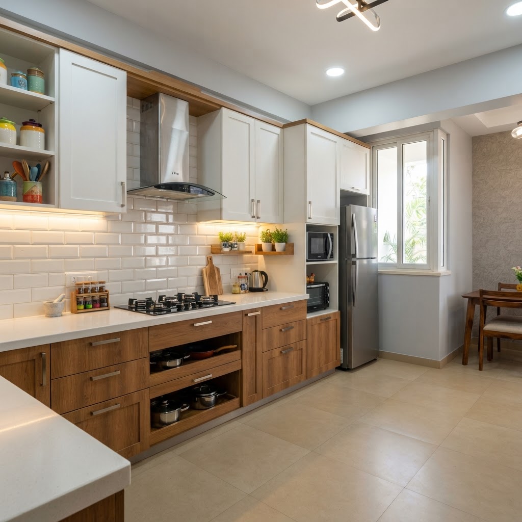 Modular Kitchen Transformation - after renovation