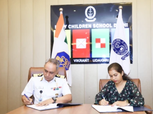 Partnership signing with Indian Navy