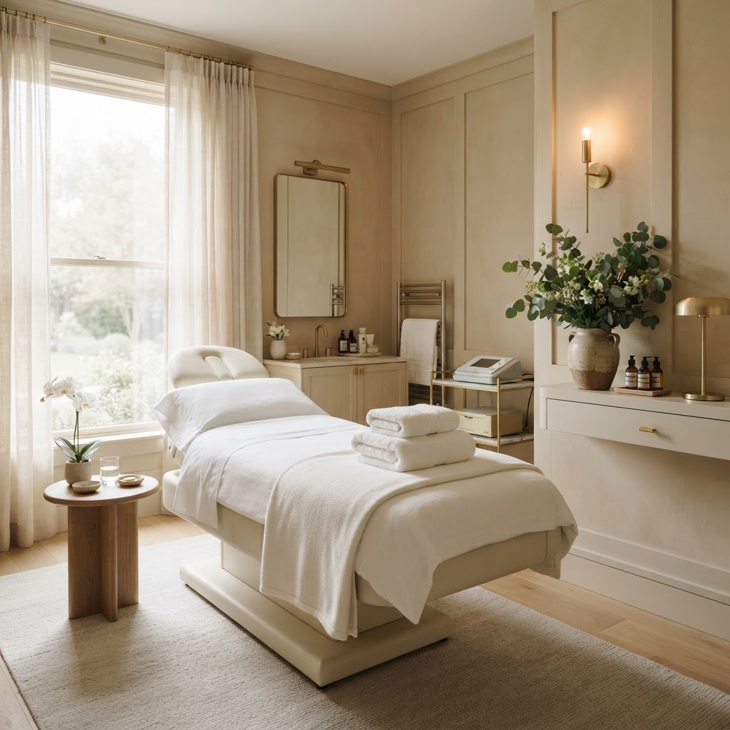 Luxury treatment room at Everyday Beauty Med Spa, serving Chandler, AZ from Gilbert