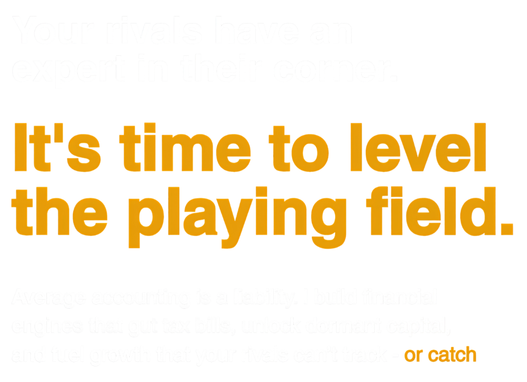 It's time to level the playing field.