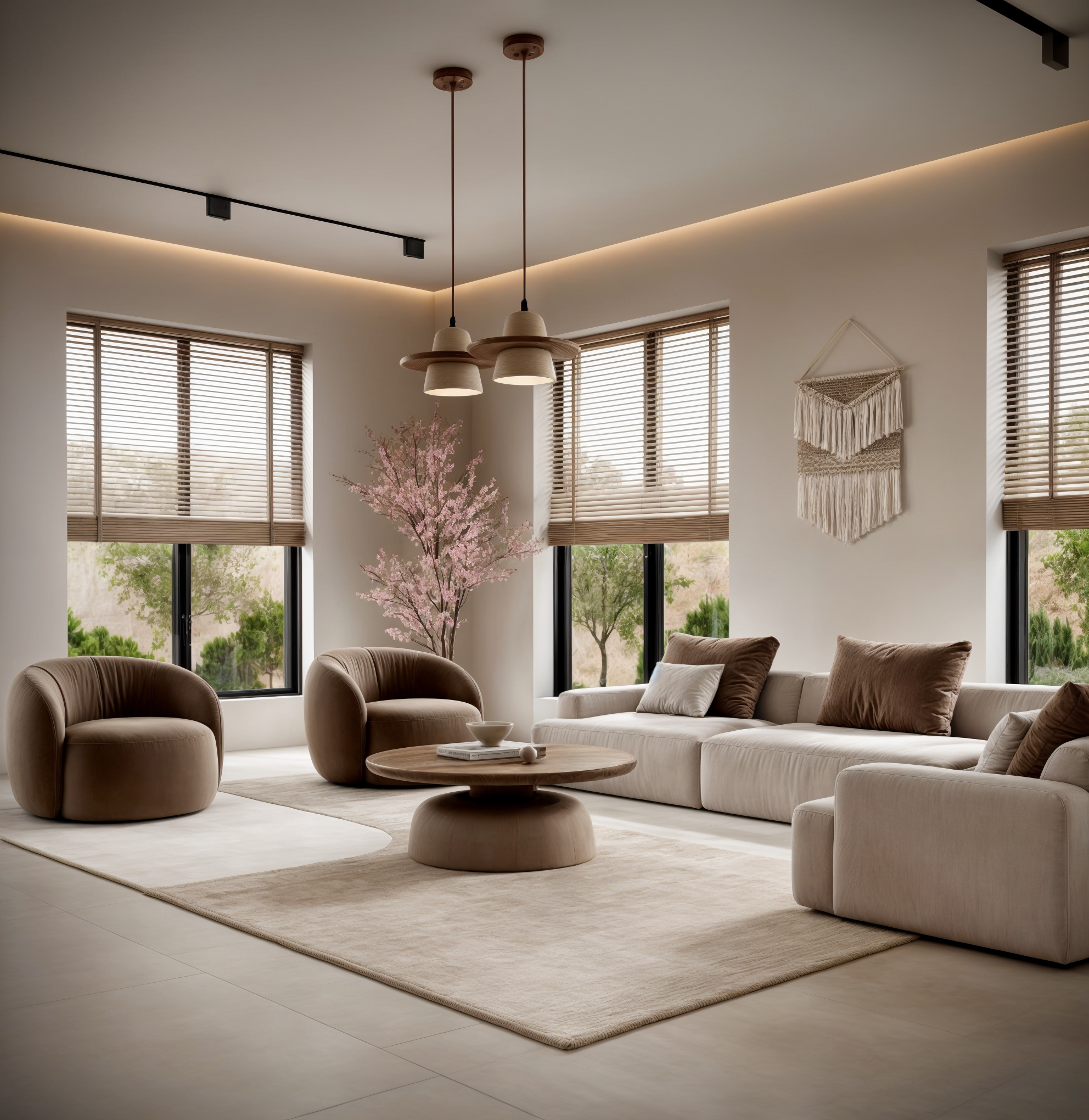 Lounge & Wood Pendants