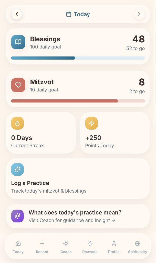 Mitzvisor app screenshot