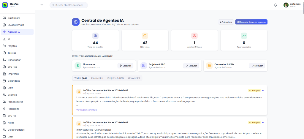 Central de Agentes IA