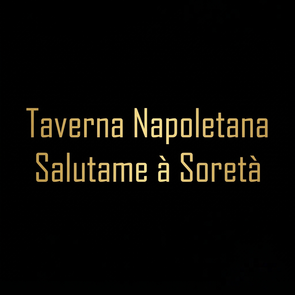 Taverna Napoletana - Salutame à Soretà