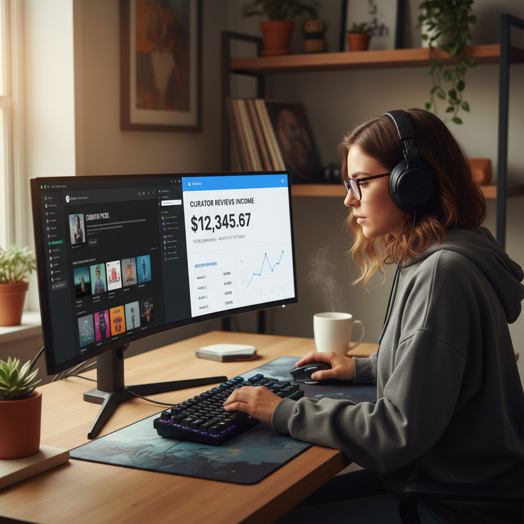 Unlocking Digital Income in the Music Industry: Your Guide to Earning from Playlist Curation