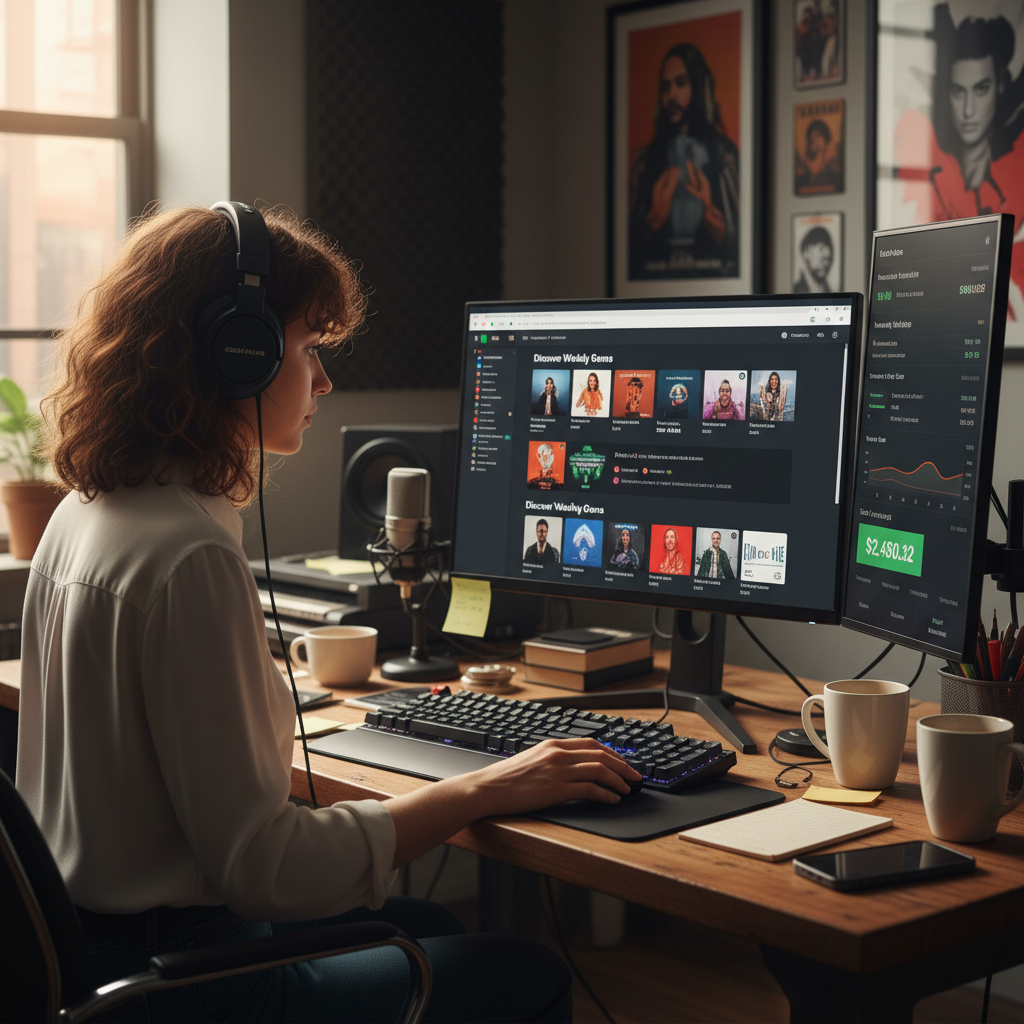 Discover Online Jobs Listening to Music: Earn Money as a Playlist Curator