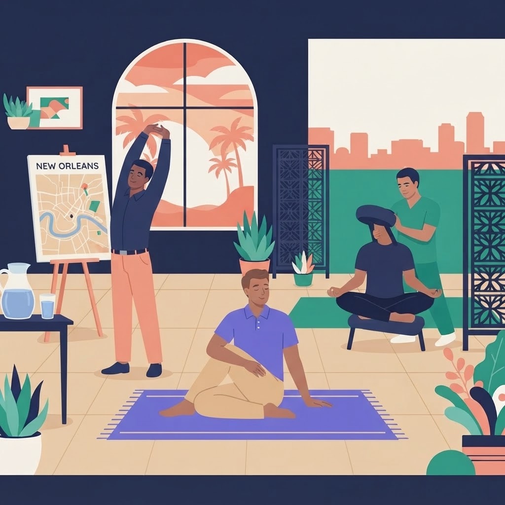 Wellness routine for Exploring Gay Massage Options in New Orleans