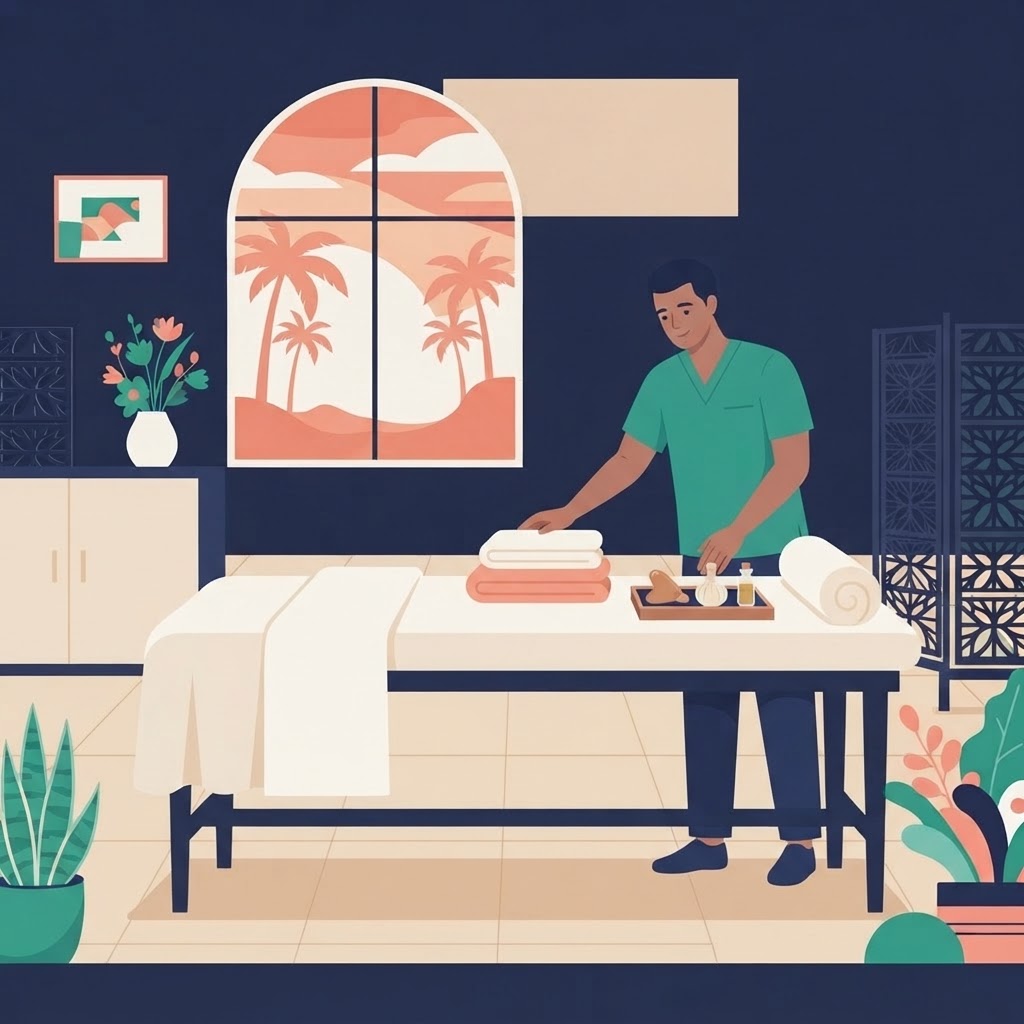 Technique preparation for The Complete Guide to Finding the Right Male Massage Therapist for Your Needs