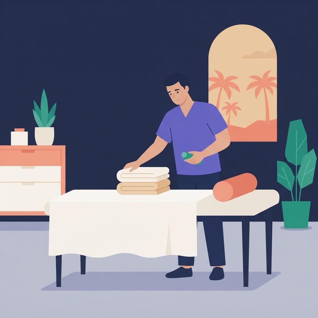 Technique preparation for Top 10 Health Benefits of Regular Massage Therapy: Science-Backed Evidence