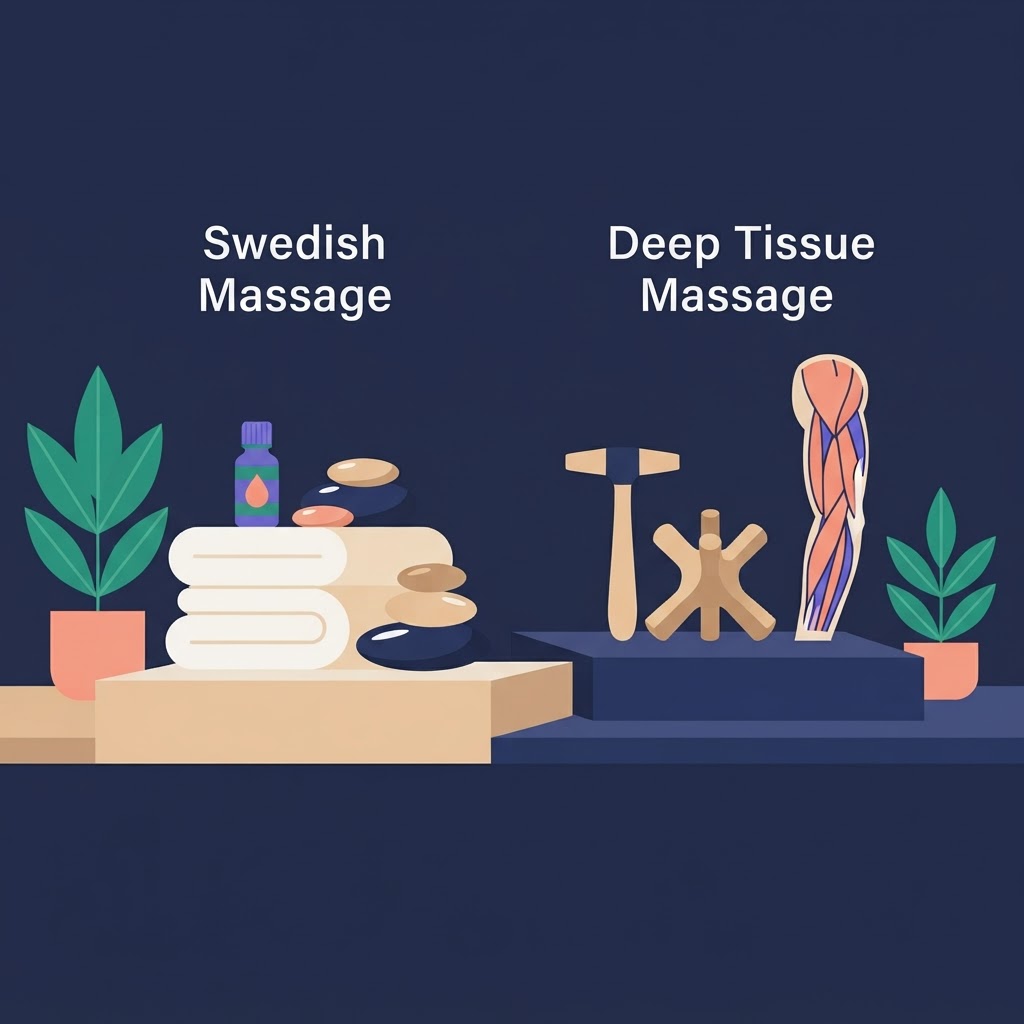 Therapeutic tools for Deep Tissue vs Swedish Massage: Which One is Right for You?