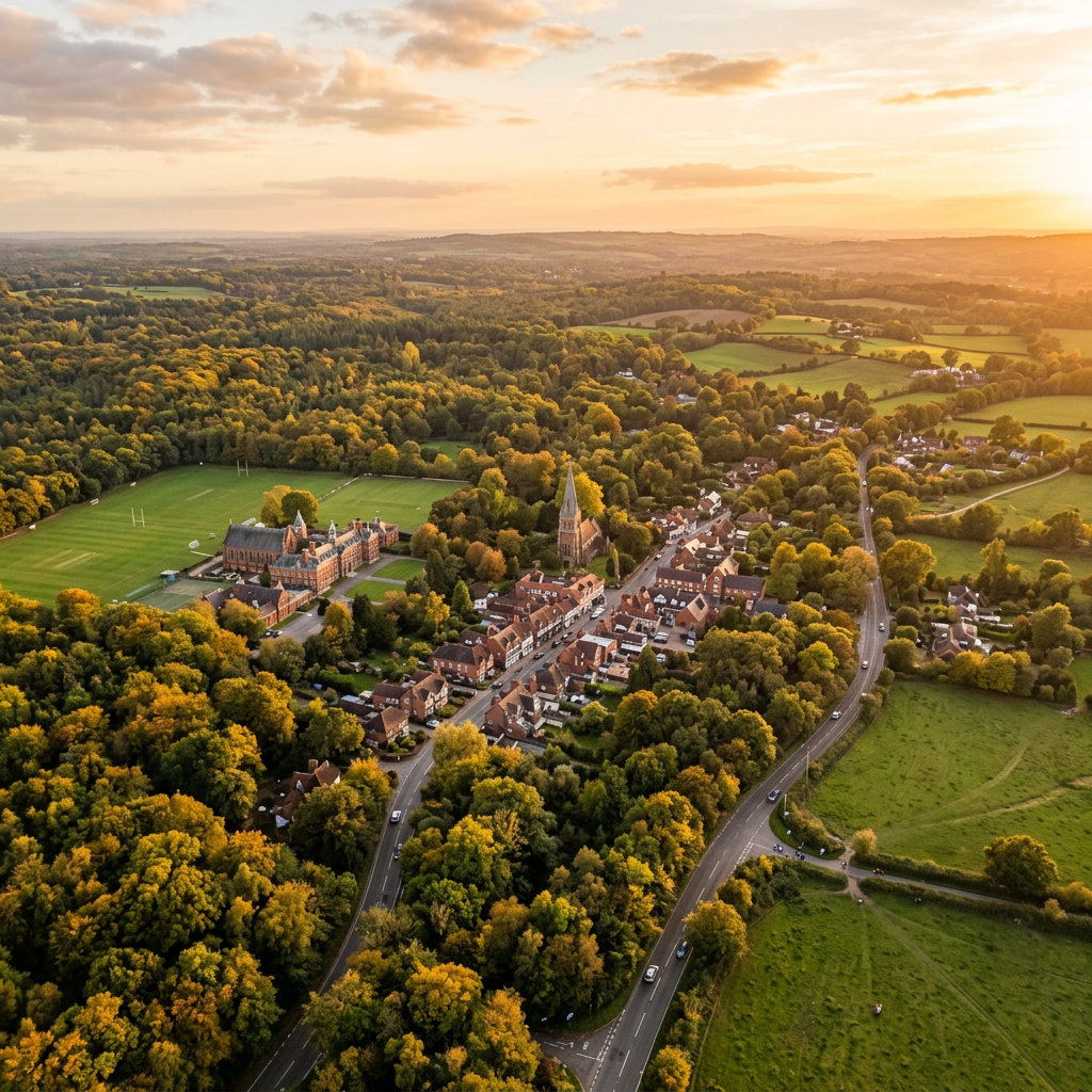 Holiday in Crowthorne, England