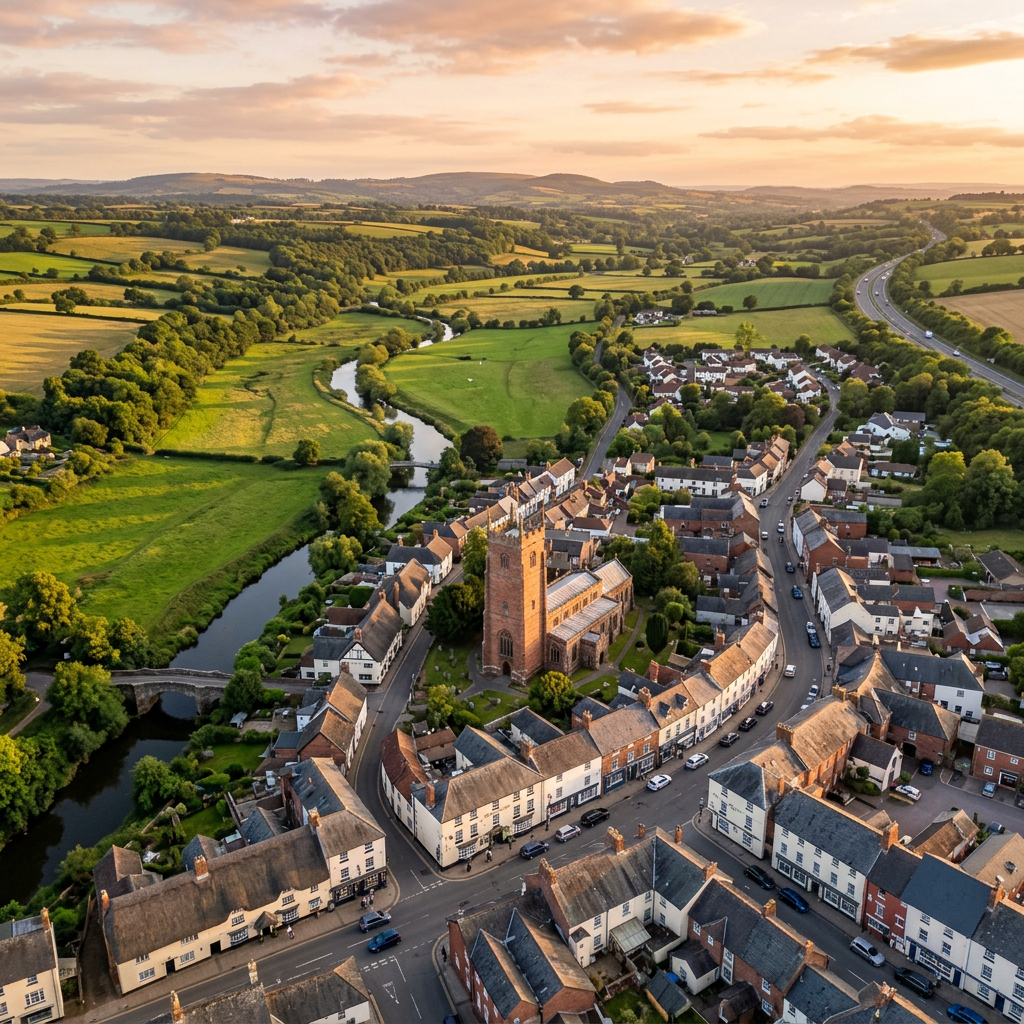 Holiday in Cullompton, England