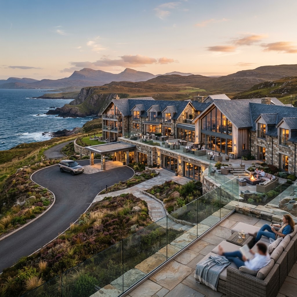 A picturesque hotel in Sutherland with scenic views, perfect for investment in 2026