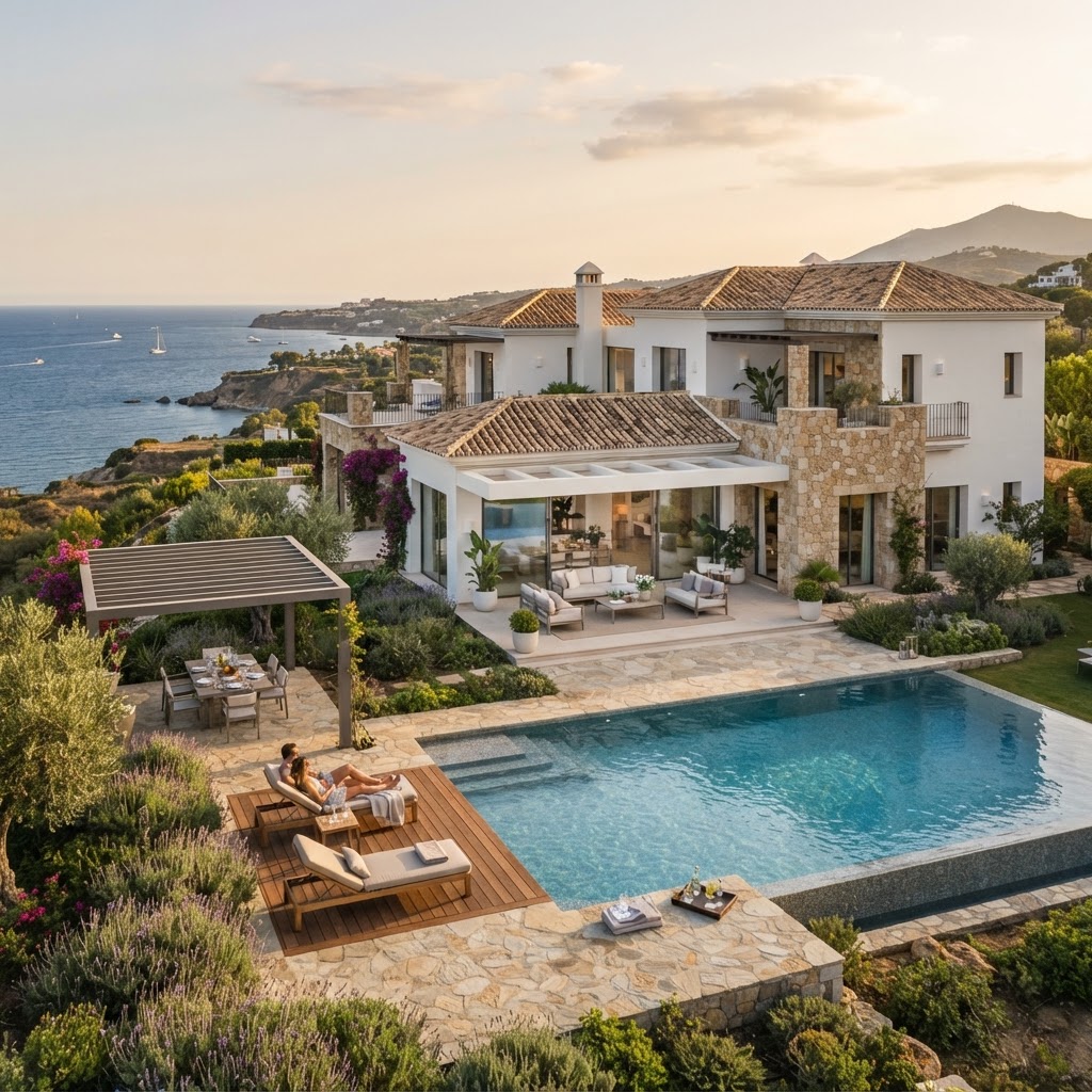 Holiday rental villa in Spain with tourist license, ready for hospitality property sale