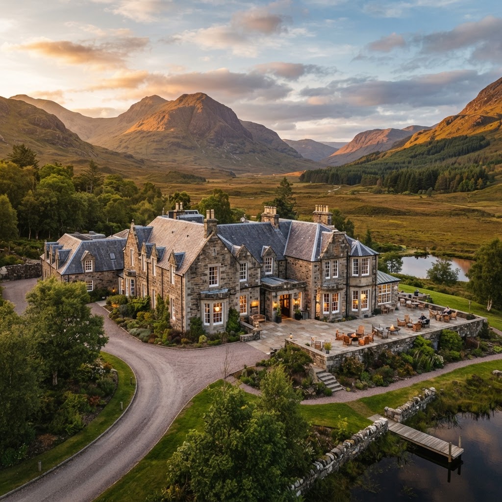 Charming boutique hotel nestled in the scenic Scottish Highlands