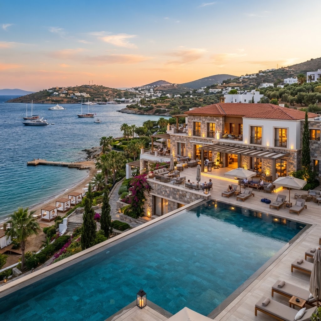 Panoramic view of a luxury hotel in Turkey available for sale in 2026