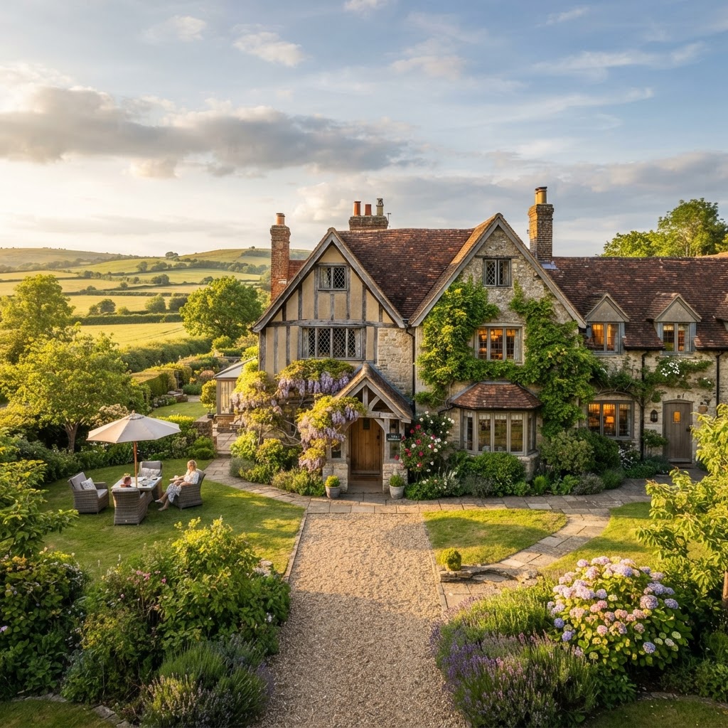 Charming Sussex B&B for sale nestled in lush countryside