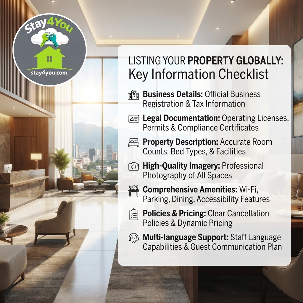 What Info Needed for International Hotel Listing? FAQ