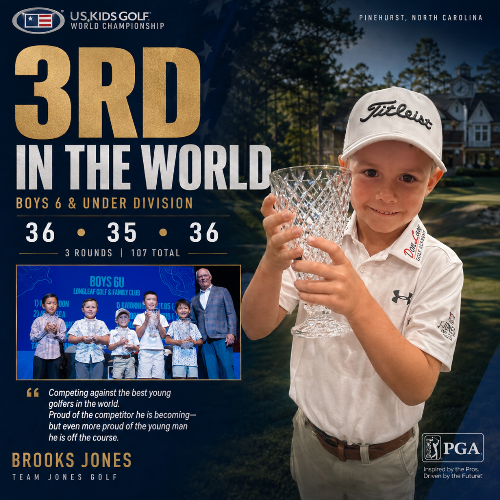 Brooks' U.S. Kids World Championship third place
