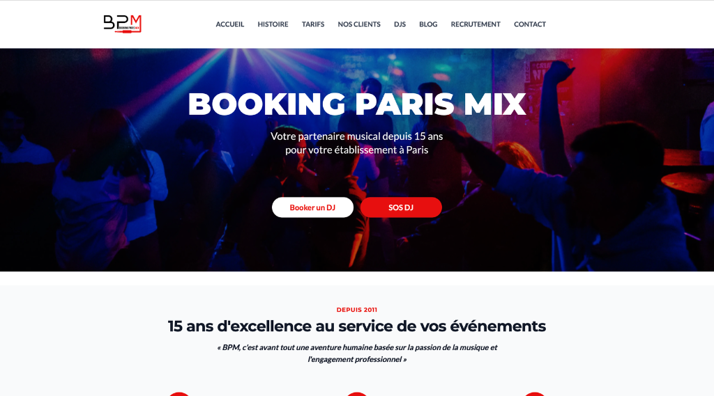 Booking Paris Mix