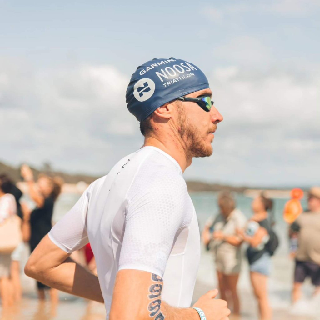 Swim - Noosa Triathlon cap and goggles
