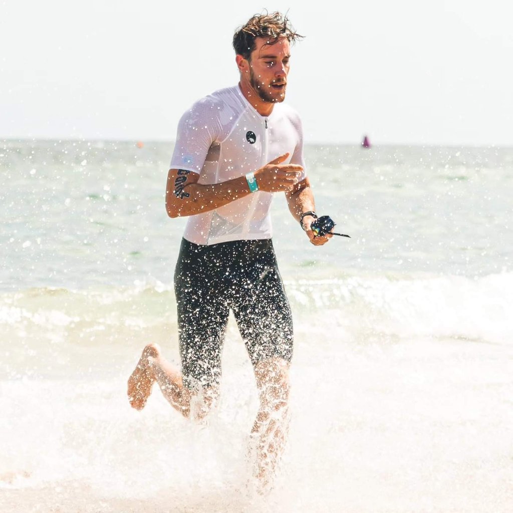 Swim - ocean run out through surf
