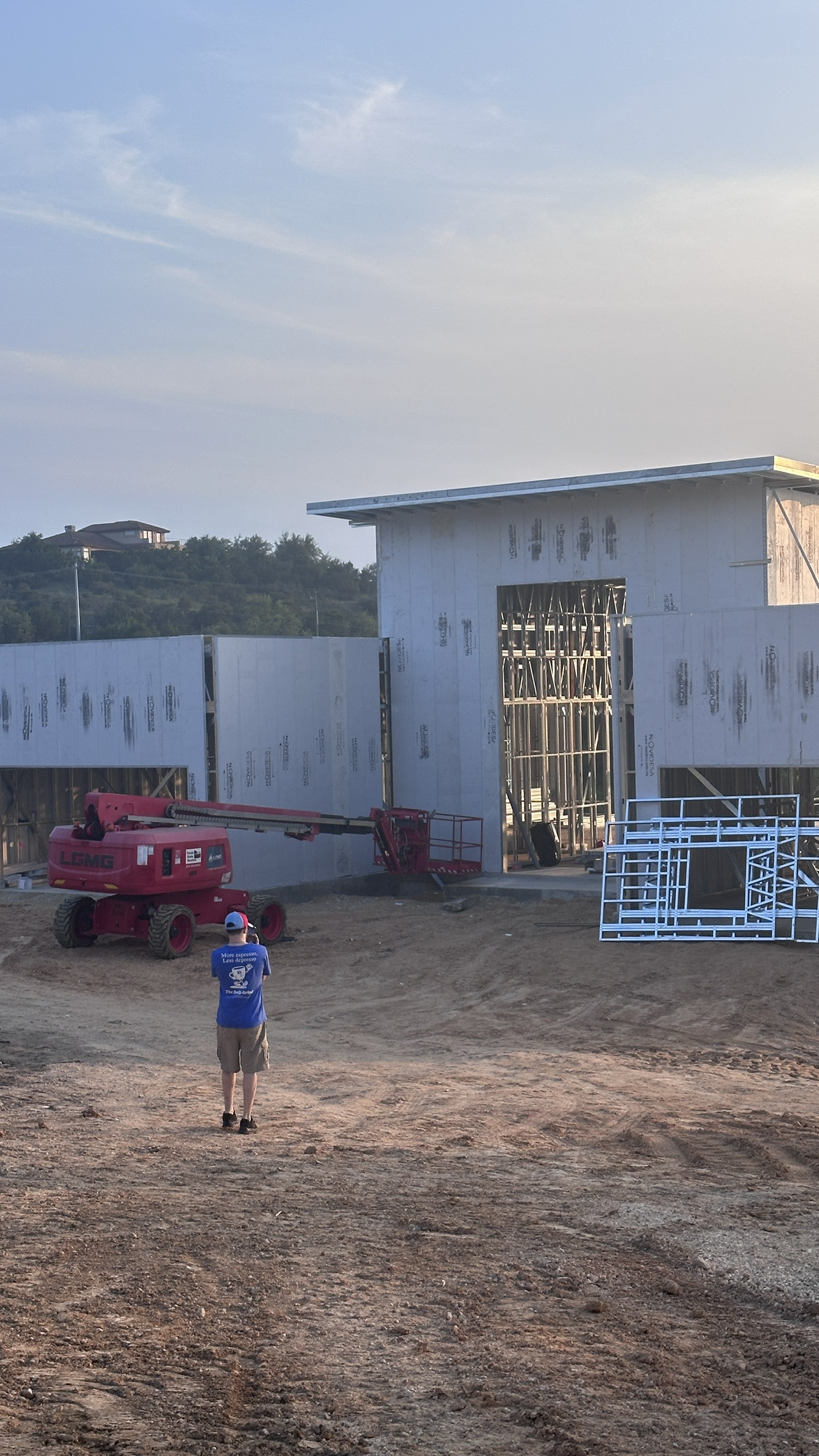 Panelized Walls Going Up