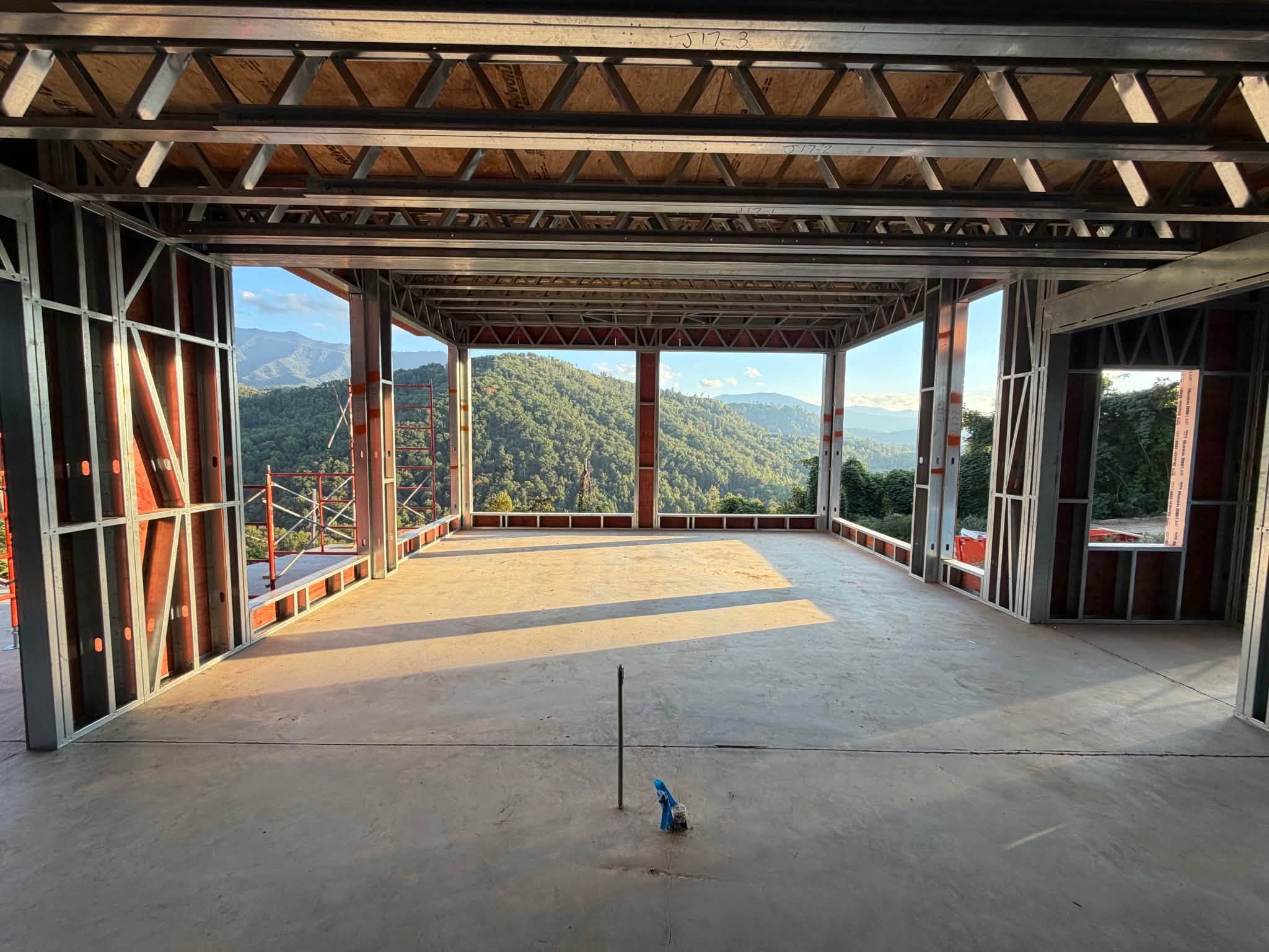 Steel Joists with Mountain View