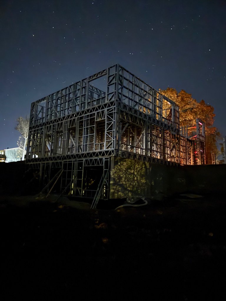 LGS Frame at Night